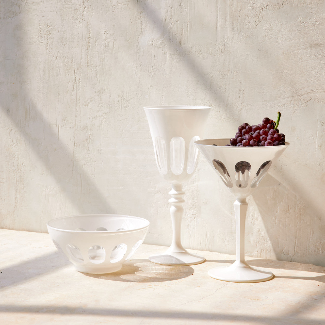 Rialto Glassware Pair, Solid