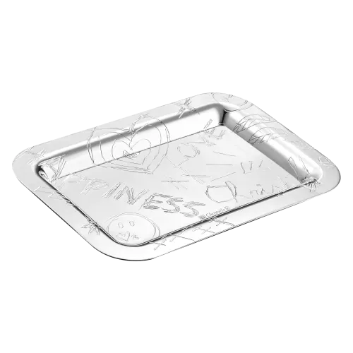 Christofle Silver-Plated Rectangular Tray - 4 X 6