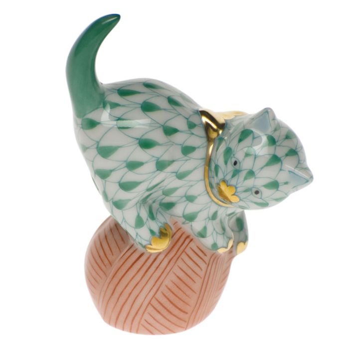 Herend Mischievous Cat