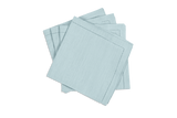 Matouk Valentina Hemstitch Napkin Set of 4, Sky with Mono M