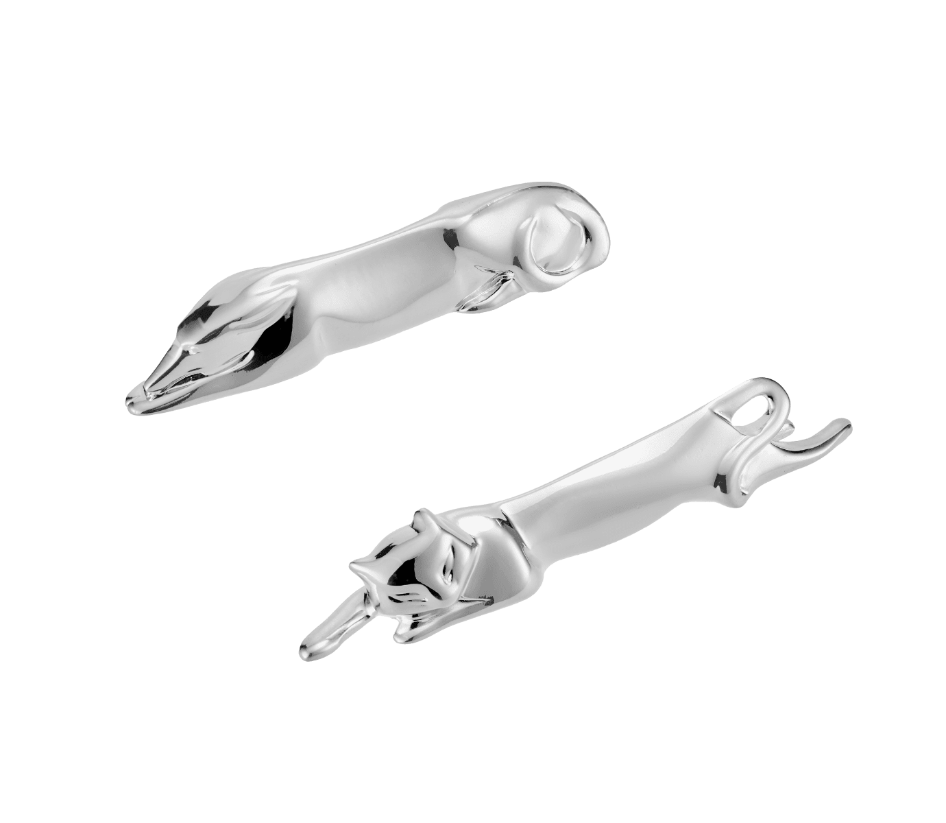 Silver-Plated Set of 2 Knife Rests
