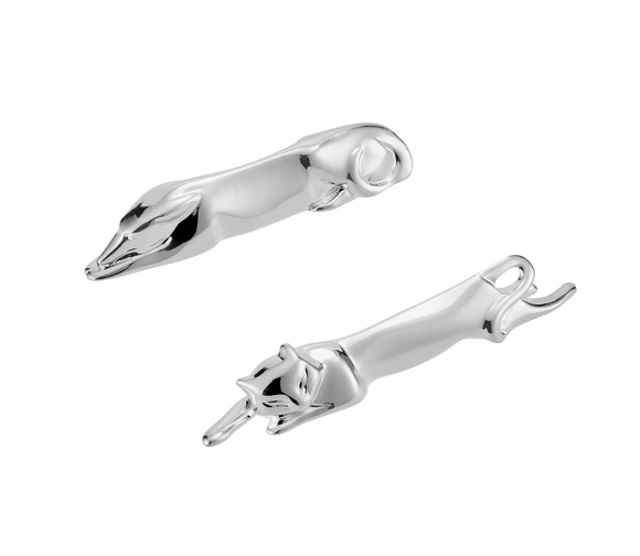 Silver-Plated Set of 2 Knife Rests