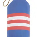 Navy Red Stripe Buoy Shaped Printed Pillow