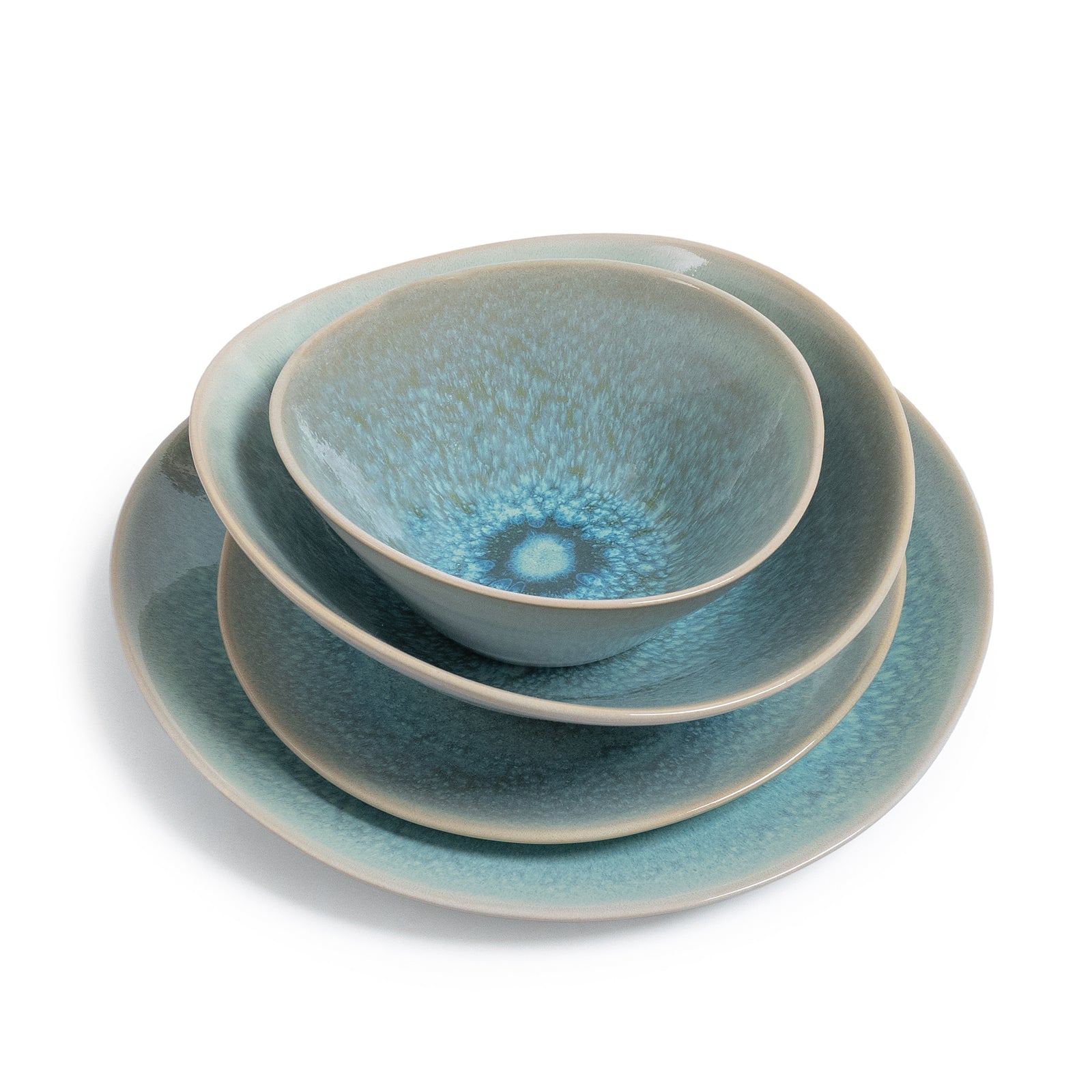 Simon Pearce Barre Lagoon Dinnerware