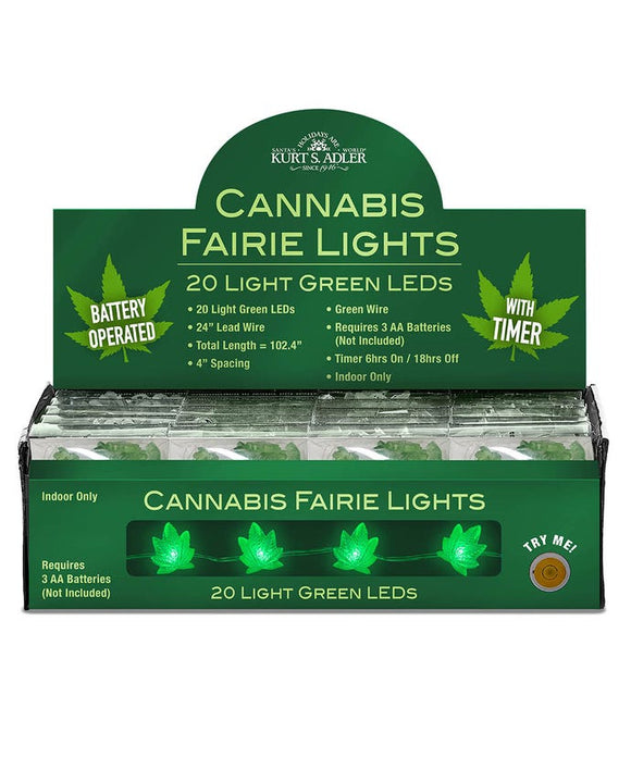 Cannabis Fairie String Lights LED
