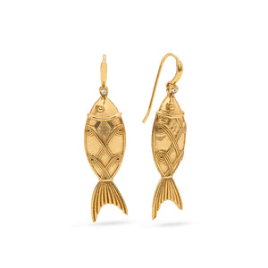 Poisson Drop Earrings - Gold