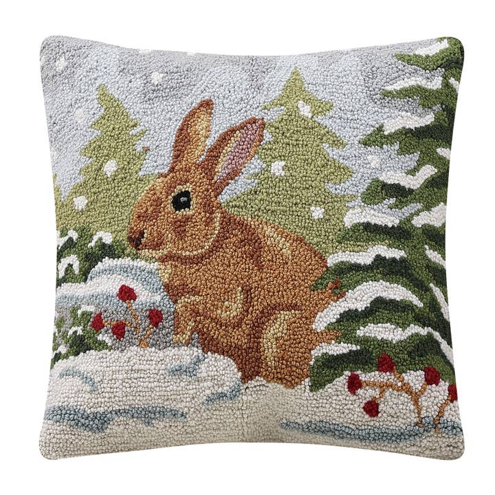 Rabbit Hook Pillow