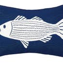 Single Striper Indoor/Outdoor Printed Pillow - Kate Nelligan