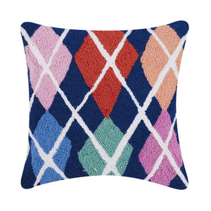 Holiday Argyle Hook Pillow