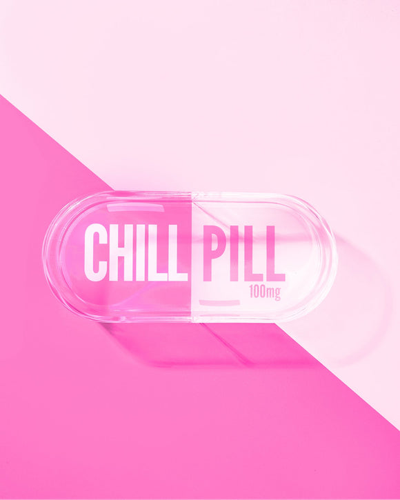 Chill Pill Acrylic Trinket Tray