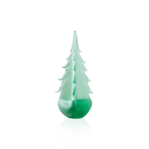 Simon Pearce Frosted Green Mountain Evergreen in Gift Box