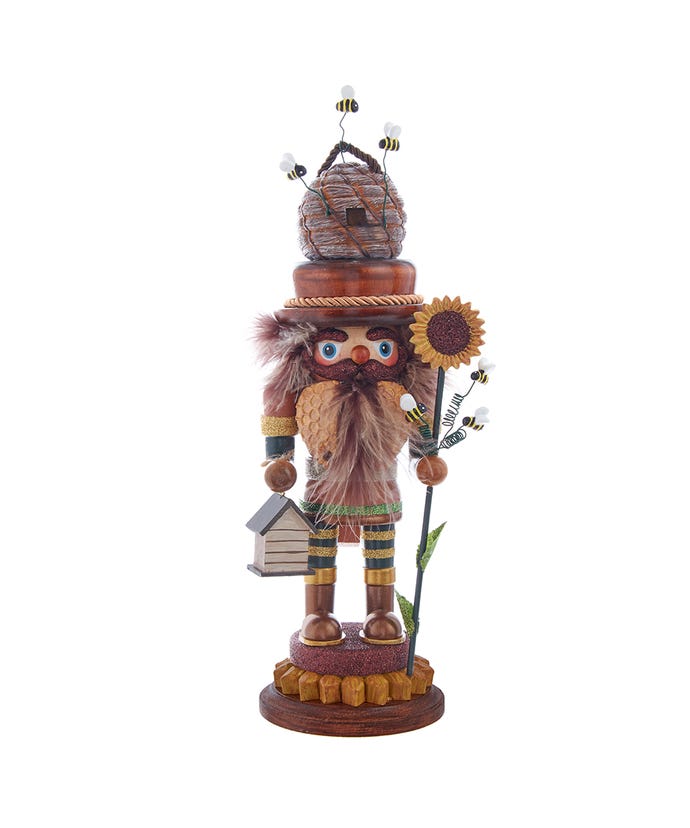 15" Hollywood Nutcrackers Bee Keeper Nutcracker