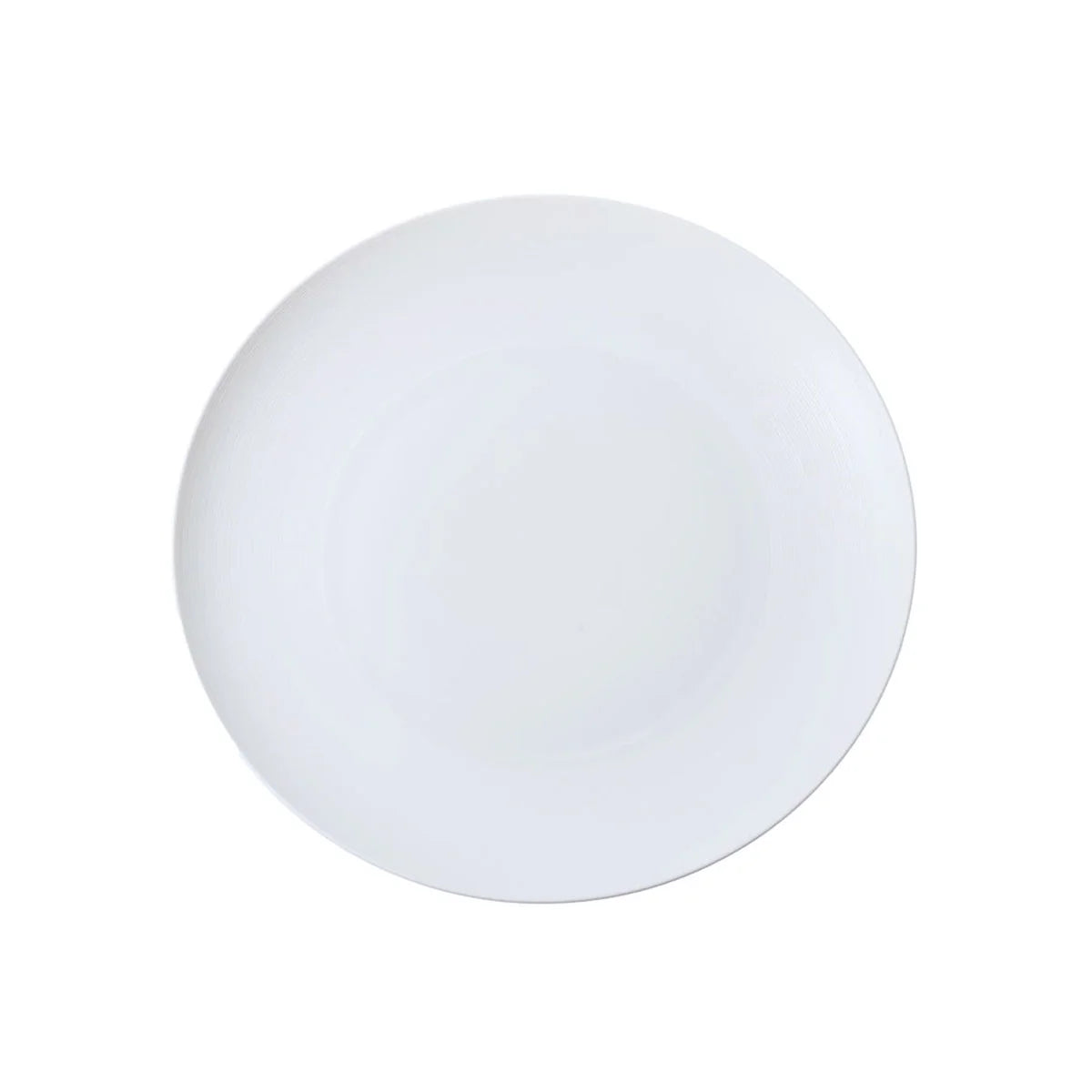 J.L Coquet Hemisphere White Satin Dinnerware Collection