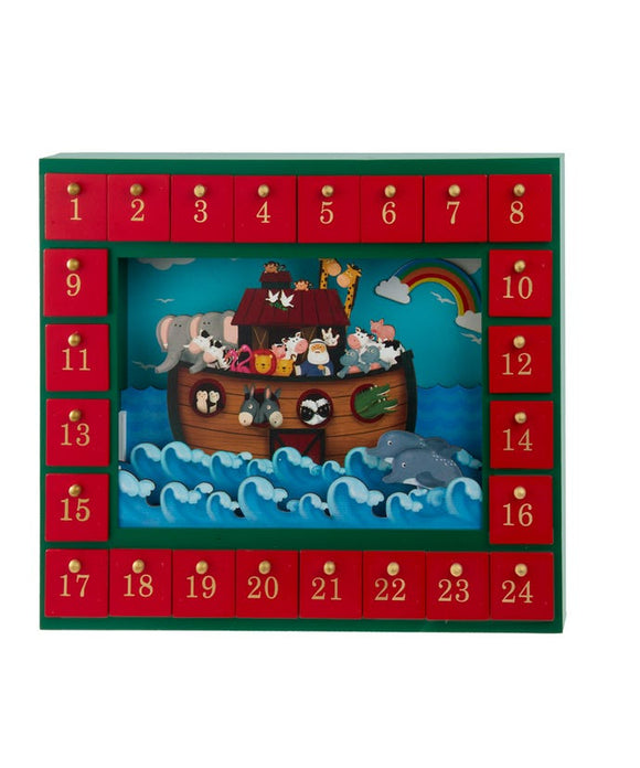 Light Up Noah #39 s Ark Advent Calendar The Little House Shop Light Up Noah #39 s Ark Advent Calendar The Little House Shop