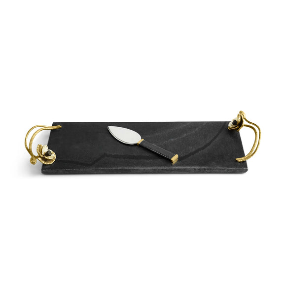 Michael Aram Anemone Cheese Board with Knife