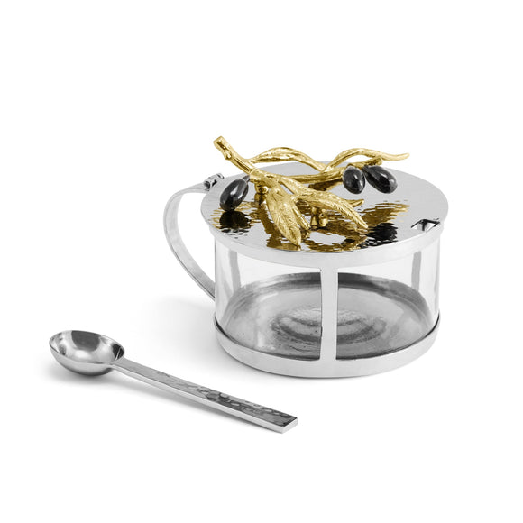 Michael Aram Olive Branch Condiment Container