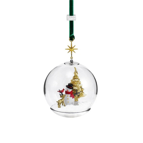 Michael Aram Snowman and Forest Friends Snow Globe Ornament
