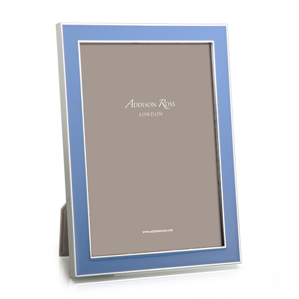 Periwinkle Blue Enamel Picture Frame