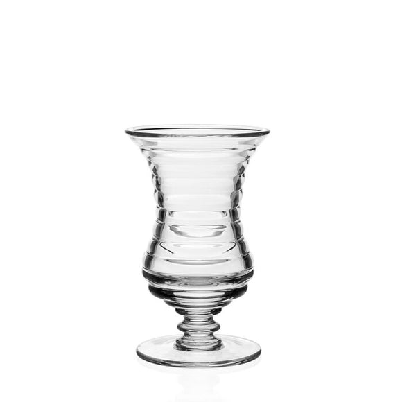 Footed Vase with Ripples
