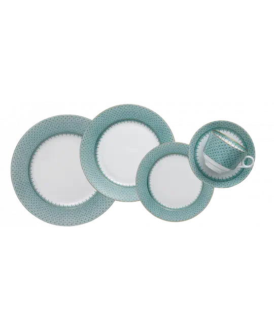 Mottahedeh Green Lace Dinnerware