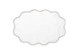 Matouk Scallop Edge Oval Placemat- Set of 4