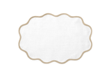 Matouk Scallop Edge Oval Placemat- Set of 4