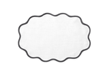 Matouk Scallop Edge Oval Placemat- Set of 4