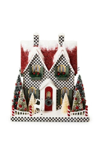 Cozy Christmas Illuminated Paper Cottage