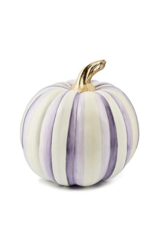 Violet Stripe Medium Pumpkin