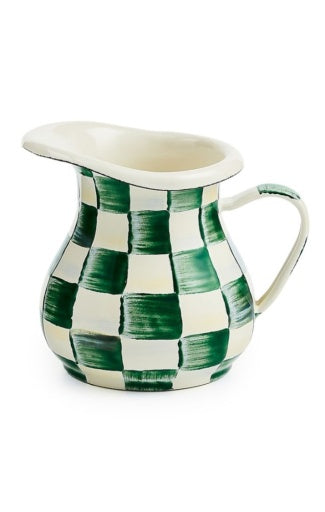 Emerald Check Creamer