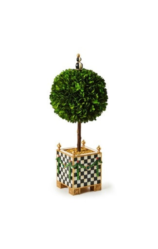 Emerald Luxe Boxwood Topiary