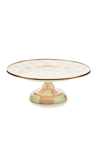 Rosy Check Small Pedestal Platter