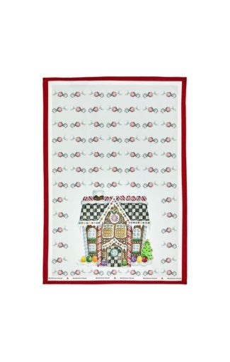 Gingerbread House Dish Towel