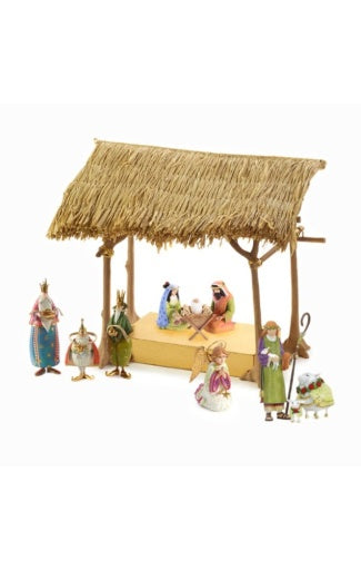 MacKenzie-Childs Mini ensemble de 12 crèches Patience Brewster World Edition - Canada MacKenzie-Childs Mini ensemble de 12 crèches Patience Brewster World Edition - Canada