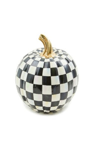 Courtly Check Glossy Small Pumpkin