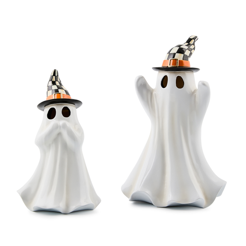 Courtly Illuminated Ghosts, Set Of 2