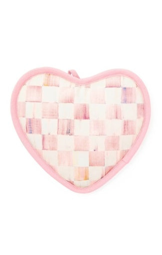 Rosy Check Heart Potholder