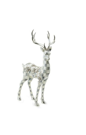 Sterling Check Standing Silver Garland Deer