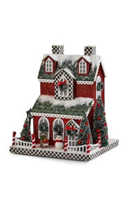 Cozy Christmas Illuminated Paper House