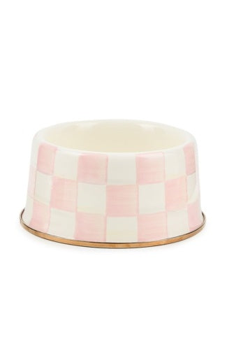 Rosy Check Medium Pet Dish