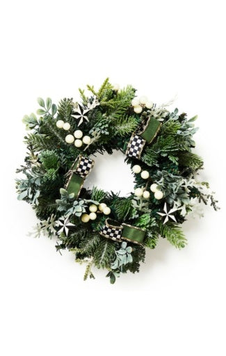 Farmhouse Holiday Mini Wreath