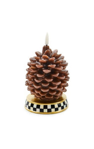 Pinecone Short Flicker Candle