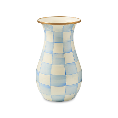 MacKenzie-Childs Sky Check Vase