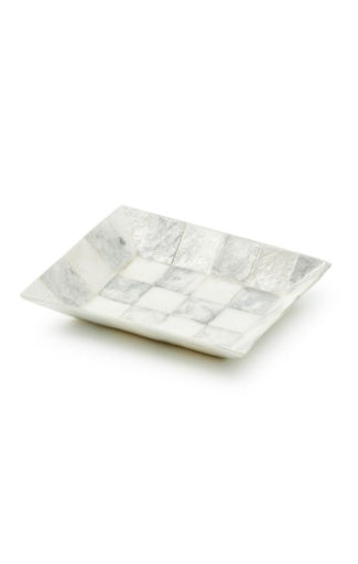 Sterling Check Capiz Soap Dish