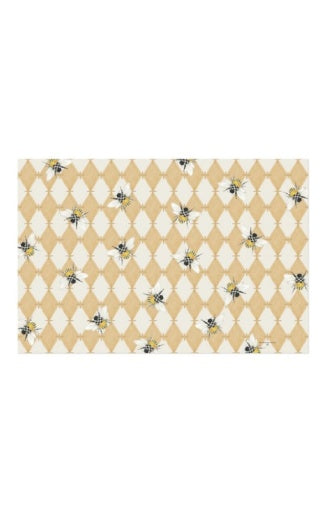 Honeycomb With Bees 2' X 3' Floor Mat