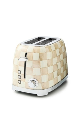 Mocha Check 2-Slice Toaster