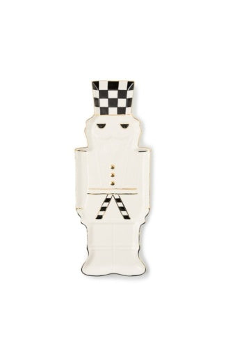 Courtly Noel Nutcracker Cookie Plate