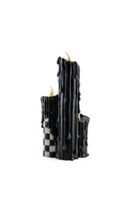 Courtly Check Melting Candle Cluster