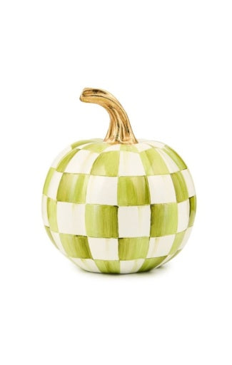 Moss Check Mini Pumpkin