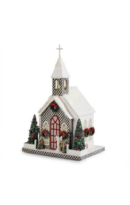 Cozy Christmas Illuminated Paper Church